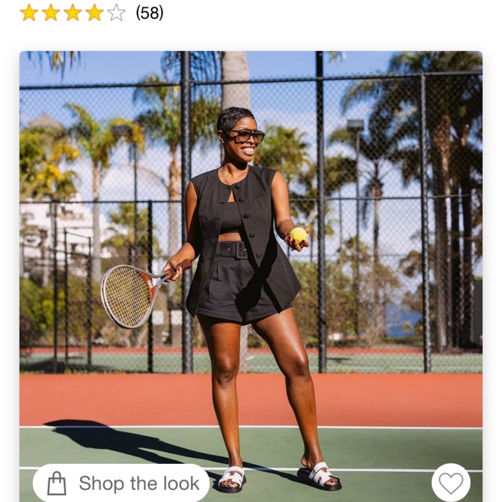 Jenee Naylor x Target Future Collective  High Rise Belted Shorts -Black